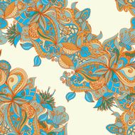 abstract hand-drawn pattern seamless doodle texture N19