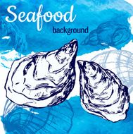 Seafood vector illustration N2