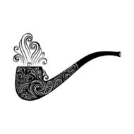 Vector St Patrick&#039;s Day Symbol Tobacco Pipe