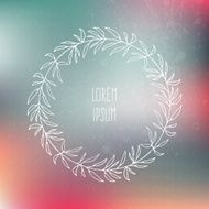 Frame on blured background N3