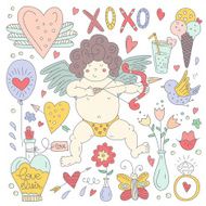 Valentines Day Doodle Collection N3
