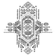 Tribal vintage ethnic background N12