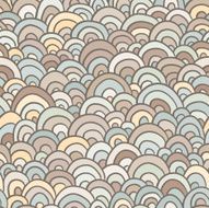 Seamless pattern waves