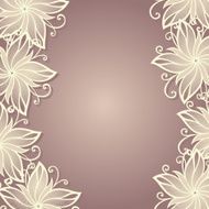 Vector Colored Floral Background Hand Drawn Texture N74