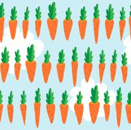 seamless pattern with carrots N5