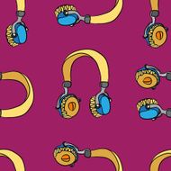 music seamless pattern N5