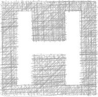Freehand Typography Letter h N5