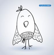 Bird vector illustration N9