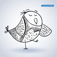 Bird vector illustration N12