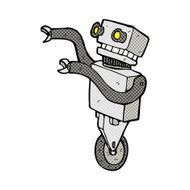 comic cartoon funny robot N24