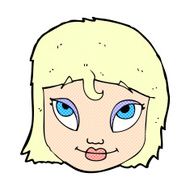 comic cartoon woman smiling N3