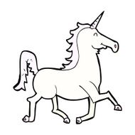 comic cartoon unicorn N12