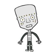 comic cartoon robot N61
