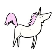 comic cartoon unicorn N13