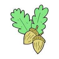 comic cartoon acorns N2