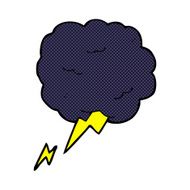 comic cartoon thundercloud symbol N3