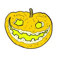 comic cartoon spooky pumpkin N6