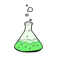comic cartoon science chemicals N3