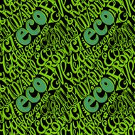 Eco friendly concept-seamless hand drawn pattern doodles letter N5