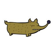 comic cartoon funny little dog N6