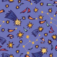 Seamless pattern with stars N6
