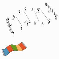 Numbers game (towel)