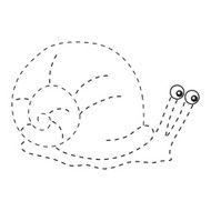 Connect the dots (snail)