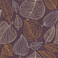 Seamless pattern with leaves N20