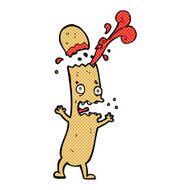 comic cartoon undercooked sausage N2