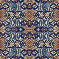ethnic abstract hand-drawn seamless pattern N108