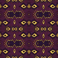 ethnic abstract hand-drawn seamless pattern N109