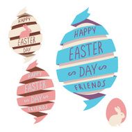 Spiral ribbon Easter egg N6