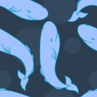 Blue whale pattern