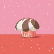 Hand-Drawn Cupcake N3
