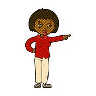 comic cartoon woman telling off N3