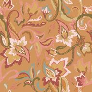 Hand-drawn paisley pattern Ethnic design Seamless background N3