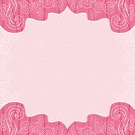 pink background with decorative ornaments