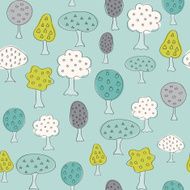 Garden pattern with different fruit trees N5