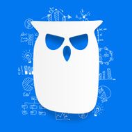 Drawing business formulas owl N22