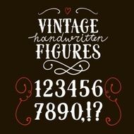 Vintage vector figures N2