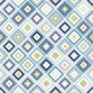 seamless dots doodle rhombus colorful pattern N2