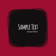 Square Doodle Vector Background