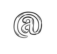 sketch of the e-mail sign