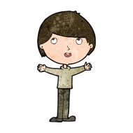 cartoon happy boy N381