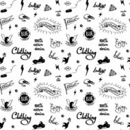 old school denim biker pattern