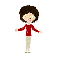 cartoon woman wearing spectacles N64