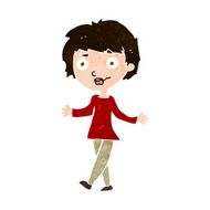 cartoon confused woman N170