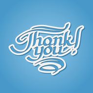 Thank you hand-drawn lettering N2
