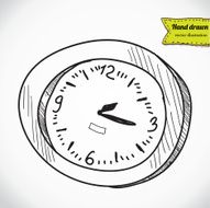 clock timer alarm vector illustration