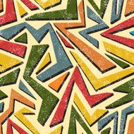 Absract graffiti seamless pattern